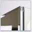 Armoire à pharmacie 15 po x 26 po avec miroir réglable et fixation murale en aluminium pour salle de bain