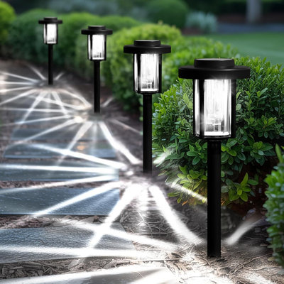 Plastic Solar Powered Pathway Light Pack