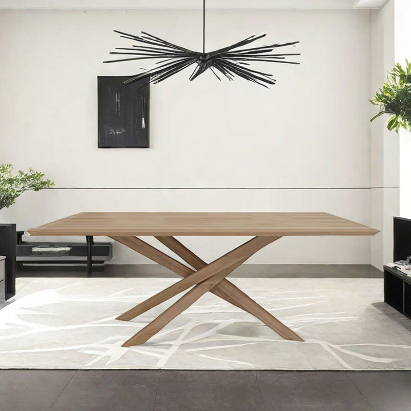 Table de salle à manger Maurilia, L 35,43 po x L 94,49 po