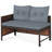 Tomalin 4 - Person Patio Conversation Set with Cushions