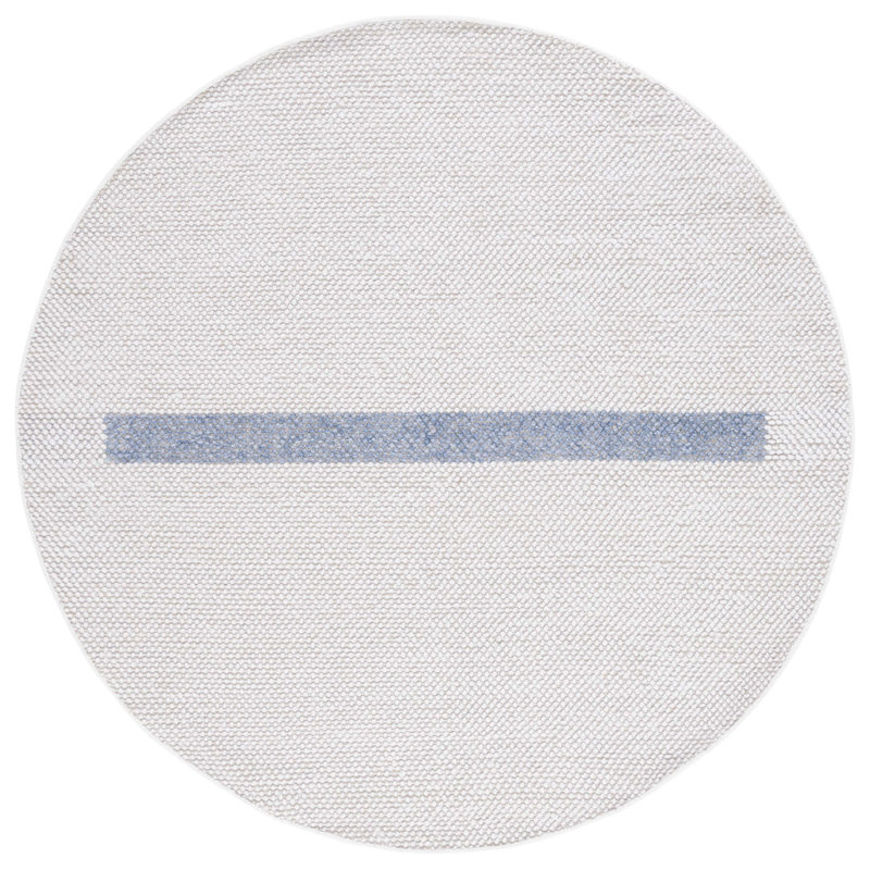Natura Flat Weave Wool Rug, Round 6'