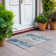 Machine Washable Indoor/Outdoor Claudian ACN1620 Blue Rug