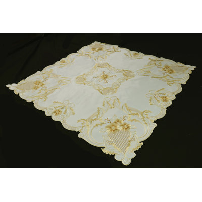 Mccready Floral Square Table Topper