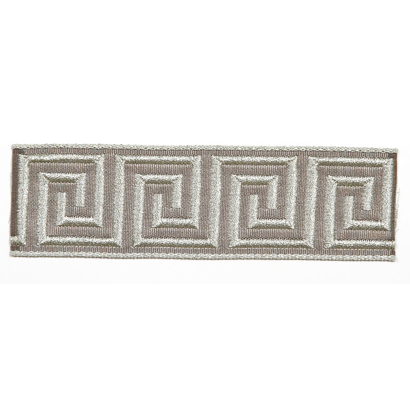 Ruban de jacquard méchant - tissu ardoise, Ardoise