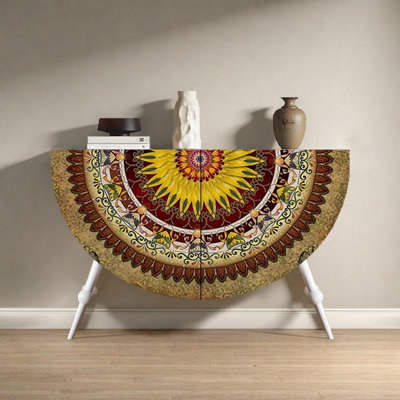 Armoire de rangement en demi-cercle