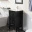 Meuble-lavabo de salle de bain 20 po avec lavabo blanc