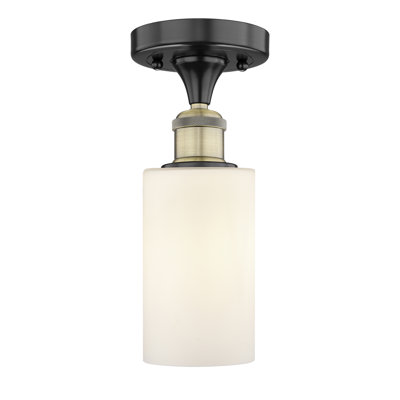 Broadoaks Glass Semi Flush Mount