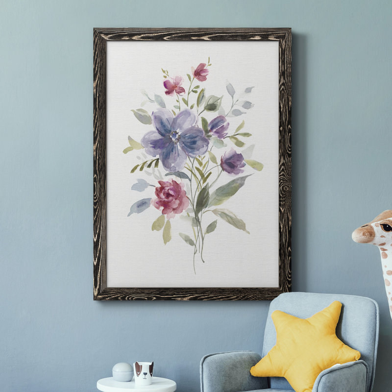 Color Variété II - Peinture sur toile encadrée, H 37,5 po x l 27,5 po x P 1,5 po, Noir