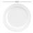 Tarhong Matte White Melamine Dinner Plate