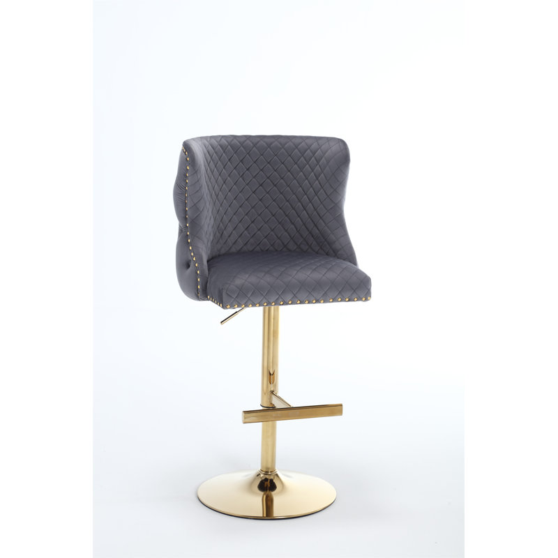 Ensemble de tabourets de bar Hengming, Gris foncé