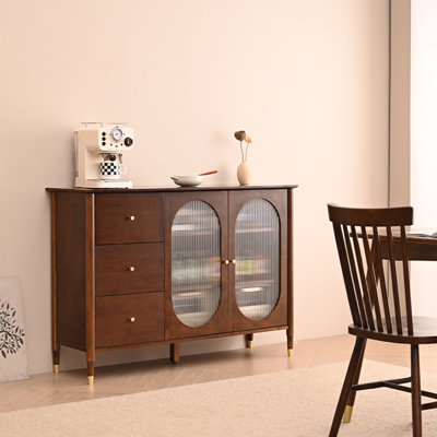 Solid Wood Sideboard Living Room Against The Wall Simple Home Dining Room Storage Cabinet