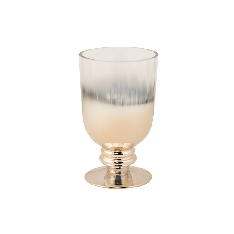 Frechette Glass Table Vase 1, 19cm H x 11cm W x 10.5cm D, Clear