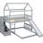 Twin Over Bunk Bed With Slide - Enhance ' Bedroom Fun White Aesthetics-52492289