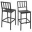 Nayman Upholstered Bar Stool with Iron Frame
