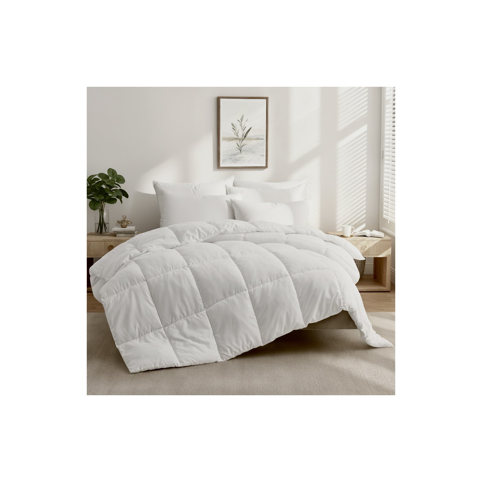 Wayfair Sleep Lightweight Down Alternative Comforter, King, White