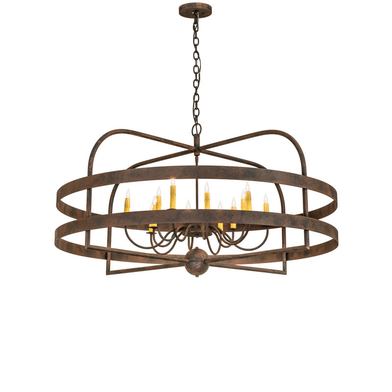 48" Wide Aldari 12 Light Chandelier