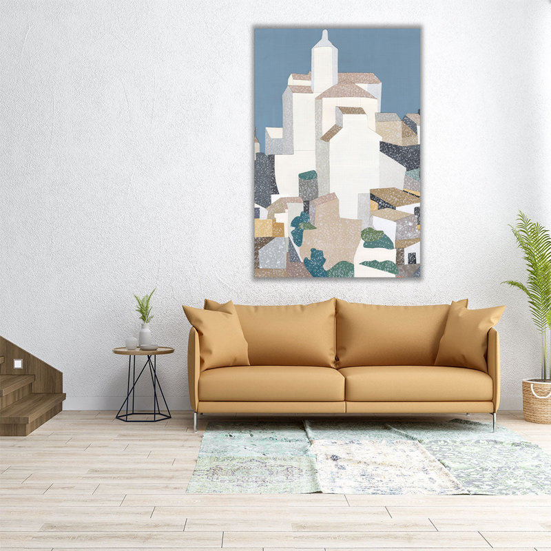 «Tuscan Village II», reproduction d'art sur toile, H 36 po x l 24 po