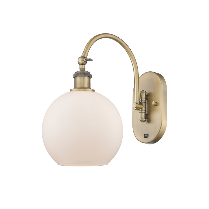 Bras pivotant en acier Ellington, Incandescent, Laiton brossé