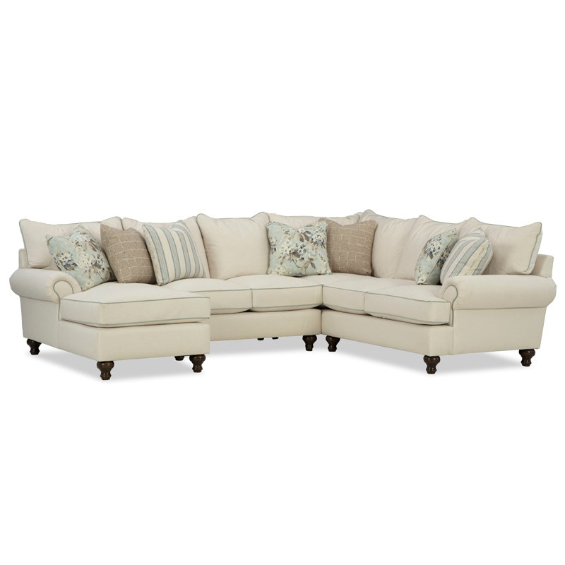 Upholstered L-Shaped Sectional Left Hand Facing