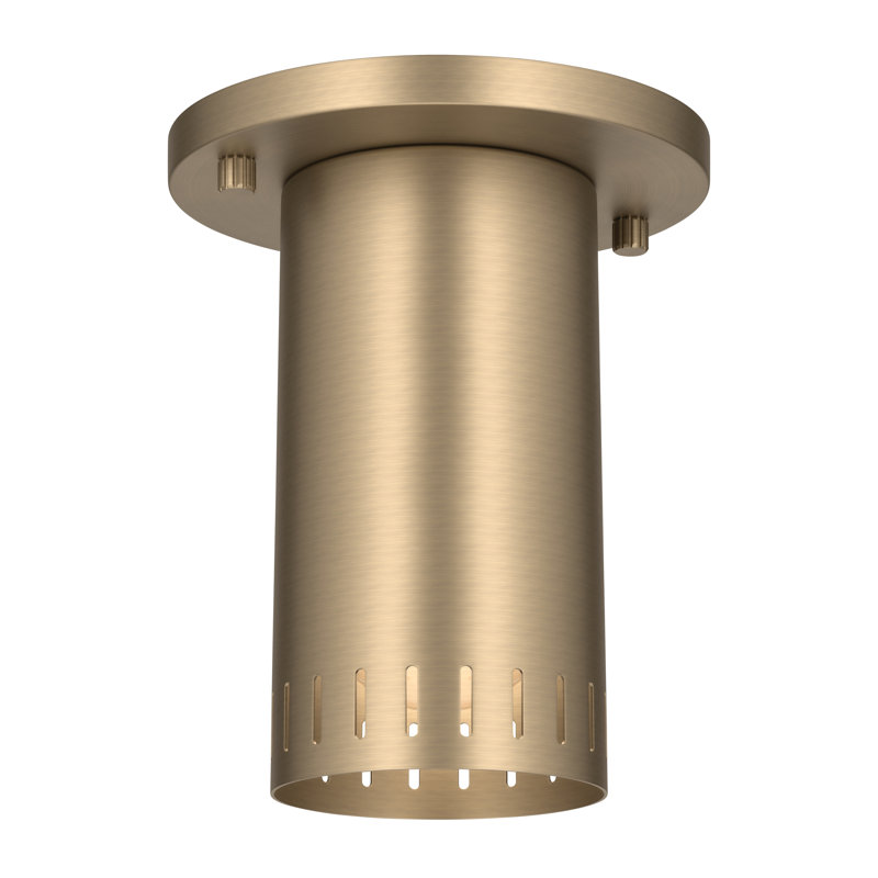Ruehl 5.50-inch 1-Light Flush Mount in Champagne Bronze, Champagne Bronze