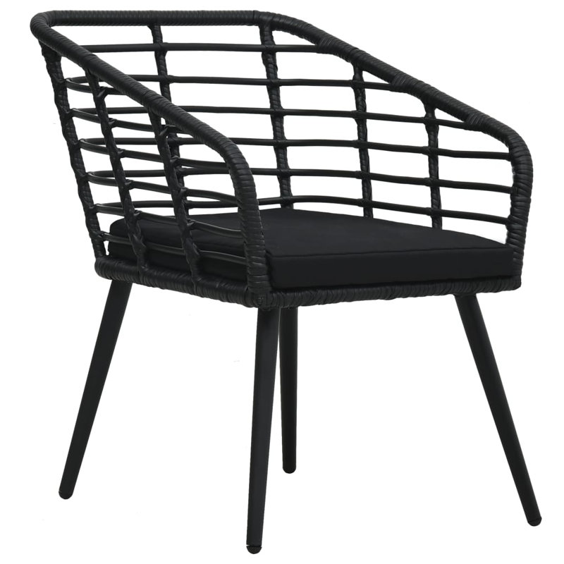 Charley-Jade 3 Piece with Cushions, Black