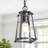 1-Light Modern Bell/Cone Outdoor Hanging Lantern
