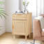 Rattan Nightstand Set Of 2 With Drawers