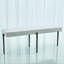 Laforge Bench-Natural Iron w/Muslin Cushion-Lg