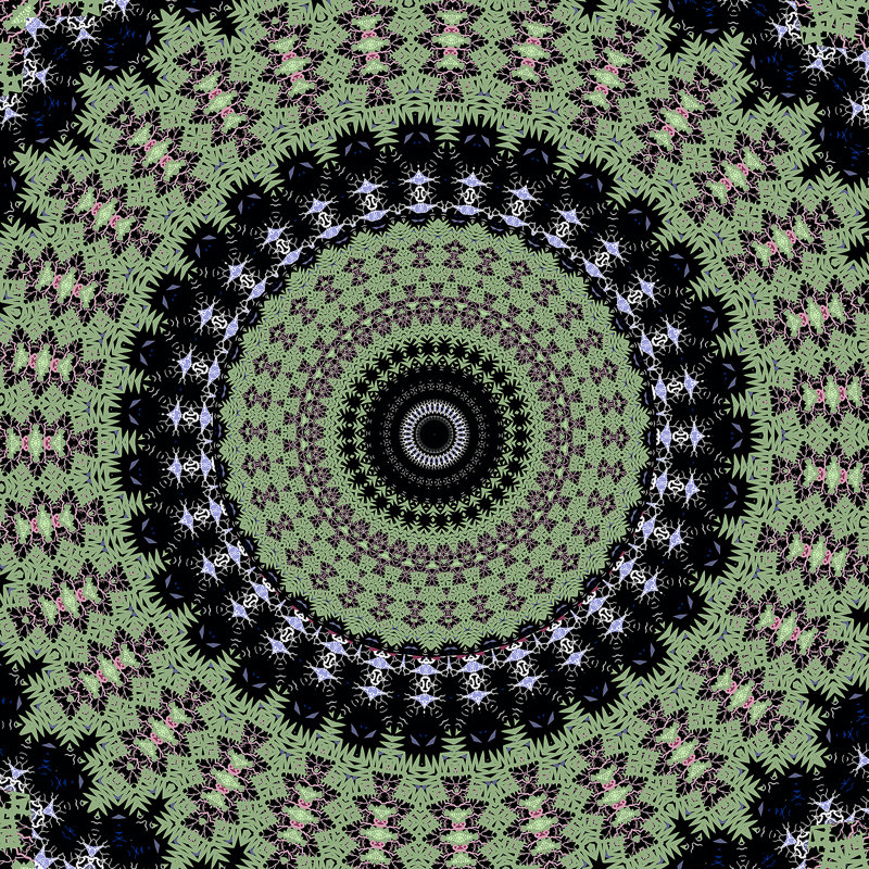 Boho sauge mandala, H 12 po x l 12 po