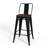 Rayne Solid Wood and Metal Industrial Stool with Curved Back, Cross-Brace, and Footrest-639797212-639852810-639852853