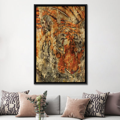 Tigre de Sumatra, impression sur toile tendue