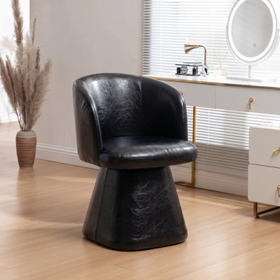 Dantzler Velvet Swivel Upholstered Dining Chair