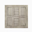 Table d'appoint en bois d'acacia Hampton, l 20 po x P 20 po x H 15,75 po