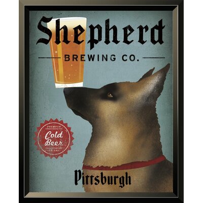 German Shepherd Brewing Co Pittsburgh' Vintage Advertisement -  East Urban Home, EUBM2617 42920709