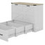 Lit escamotable double avec station de charge-2032237650