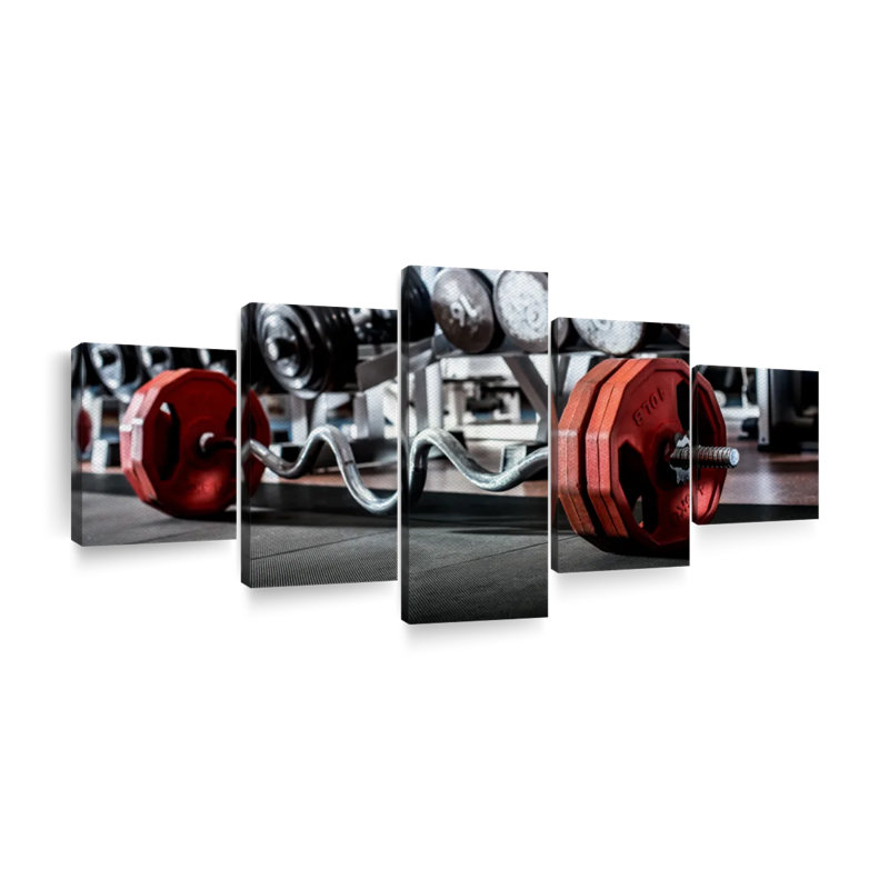 «Gym Équipement», reproduction d'art sur toile, H 55 po x l 24 po x P 1,25 po