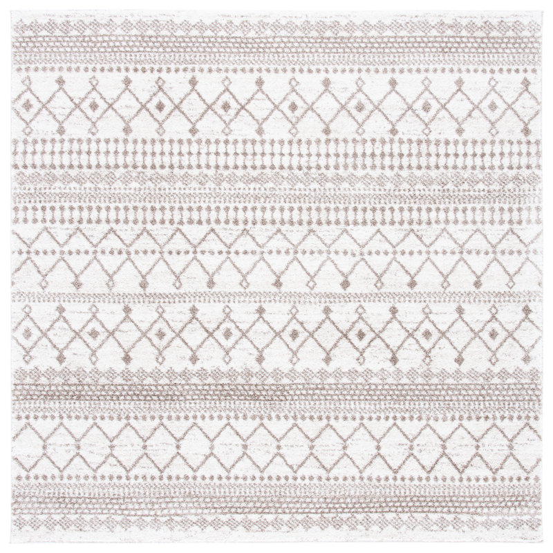 Lylah Performance Southwestern Rug, Square 6'7"