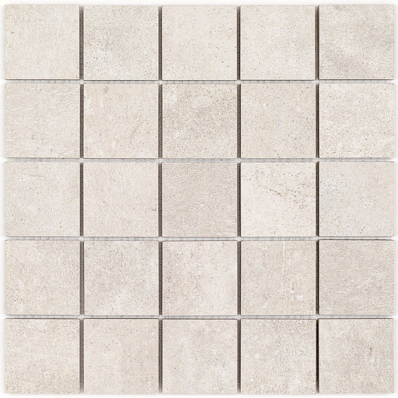 Malaga 2" x 2" Porcelain Mosaic Tile, Sand