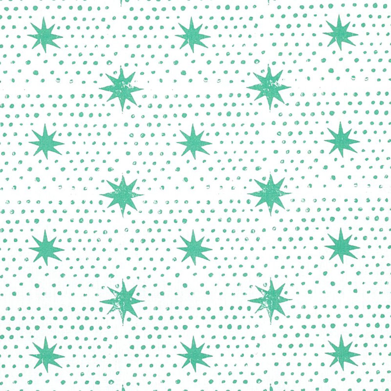 Tissu à pois Schumacher x Molly Mahon, Verre de mer