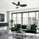 36" 3 - Blade LED Standard Ceiling Fan with Remote Control and Light Kit Included