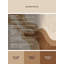 Tapis beige moelleux doux et moelleux de couleur unie minimaliste Kamena-1394097122