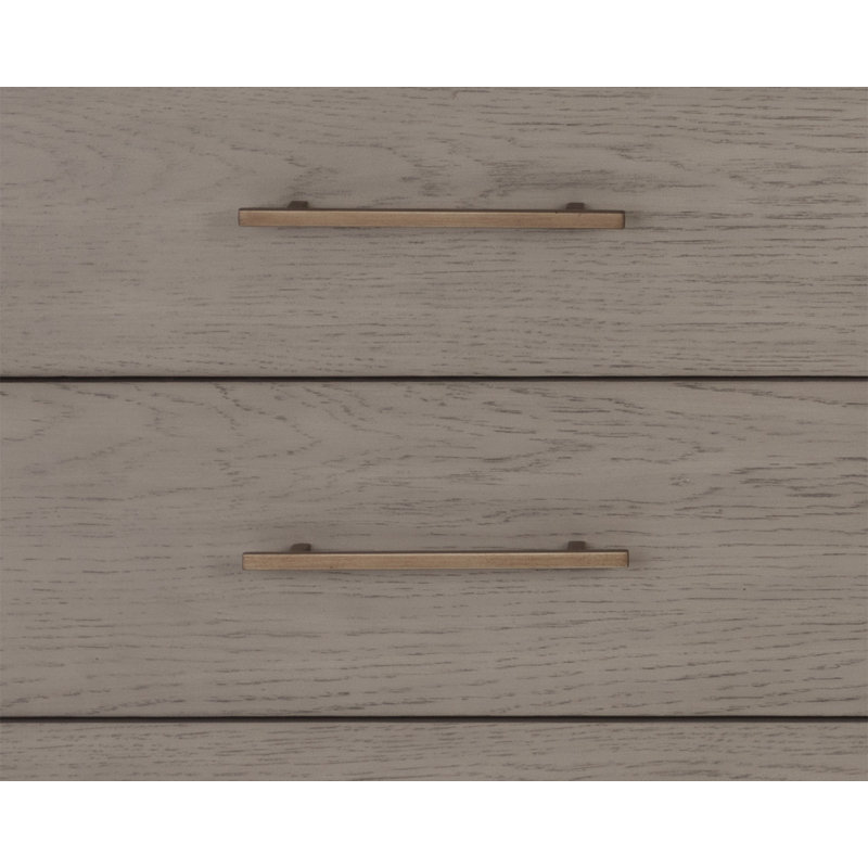 DANETTE 6 - Drawer Dresser, Gray