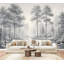 Papier peint adhésif mural moderne style contemporain Misty Forest Stream-783938800