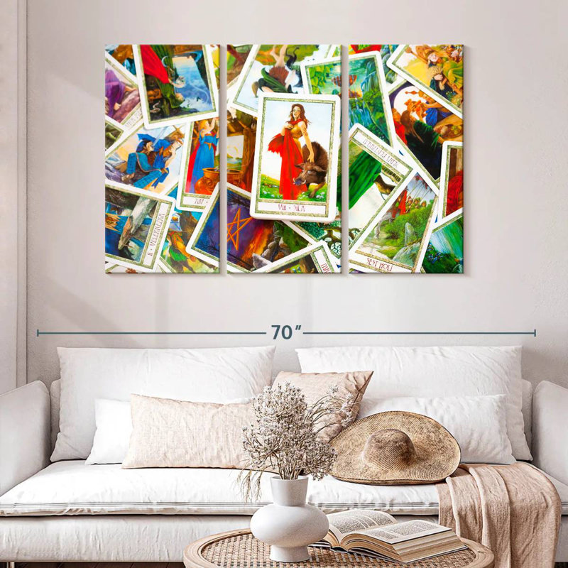 Adella Reading Tarot Cards, 32" H x 50" W