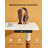 Electric Height Adjustable Standing Desk with Round Tube Column-979077953-979077954