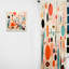 Tomohiko - Rideau obscurcissant abstrait Mid-Century - 1 panneau-828651560