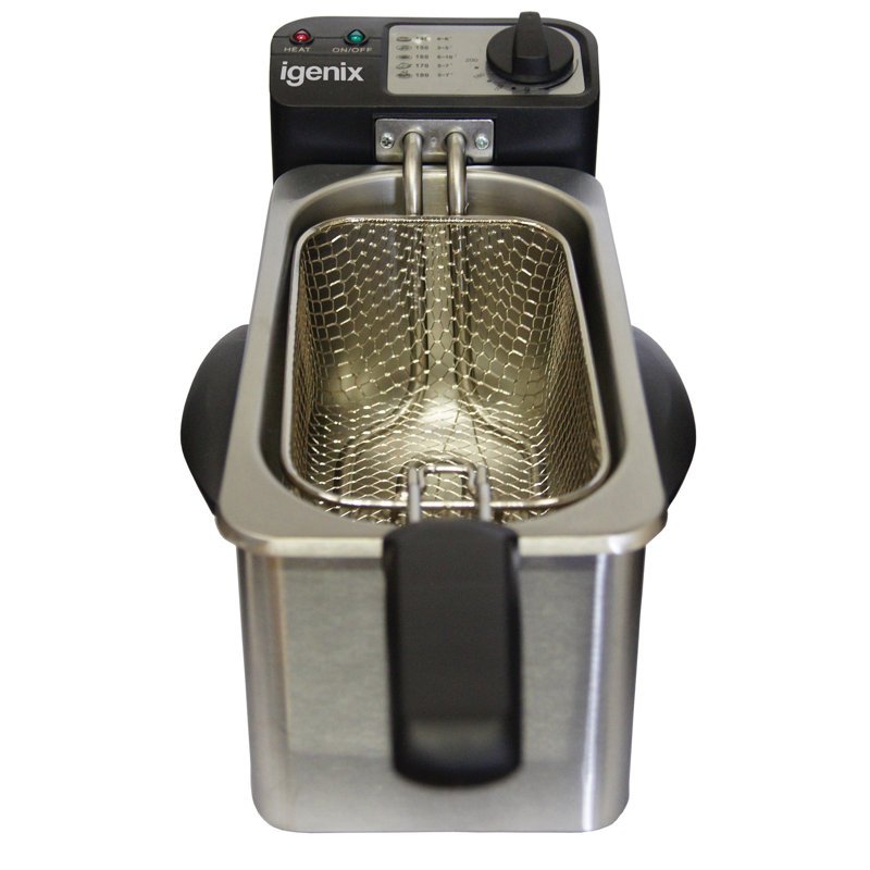 Igenix 1.5L Mini Fryer Stainless Steel