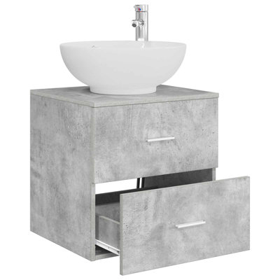 Single Bathroom Vanity with Ceramic Basin