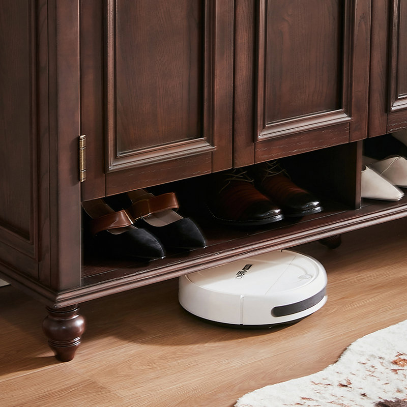 Grande armoire à chaussures rétro avec rangement