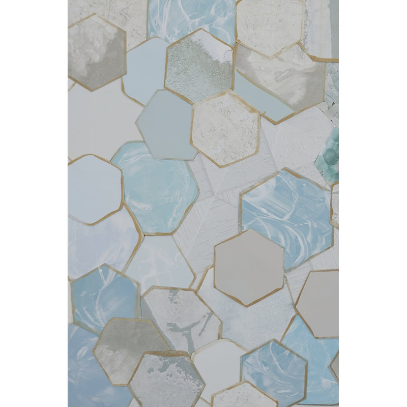 Fation Mint Honeycomb I, H 18 po x l 12 po